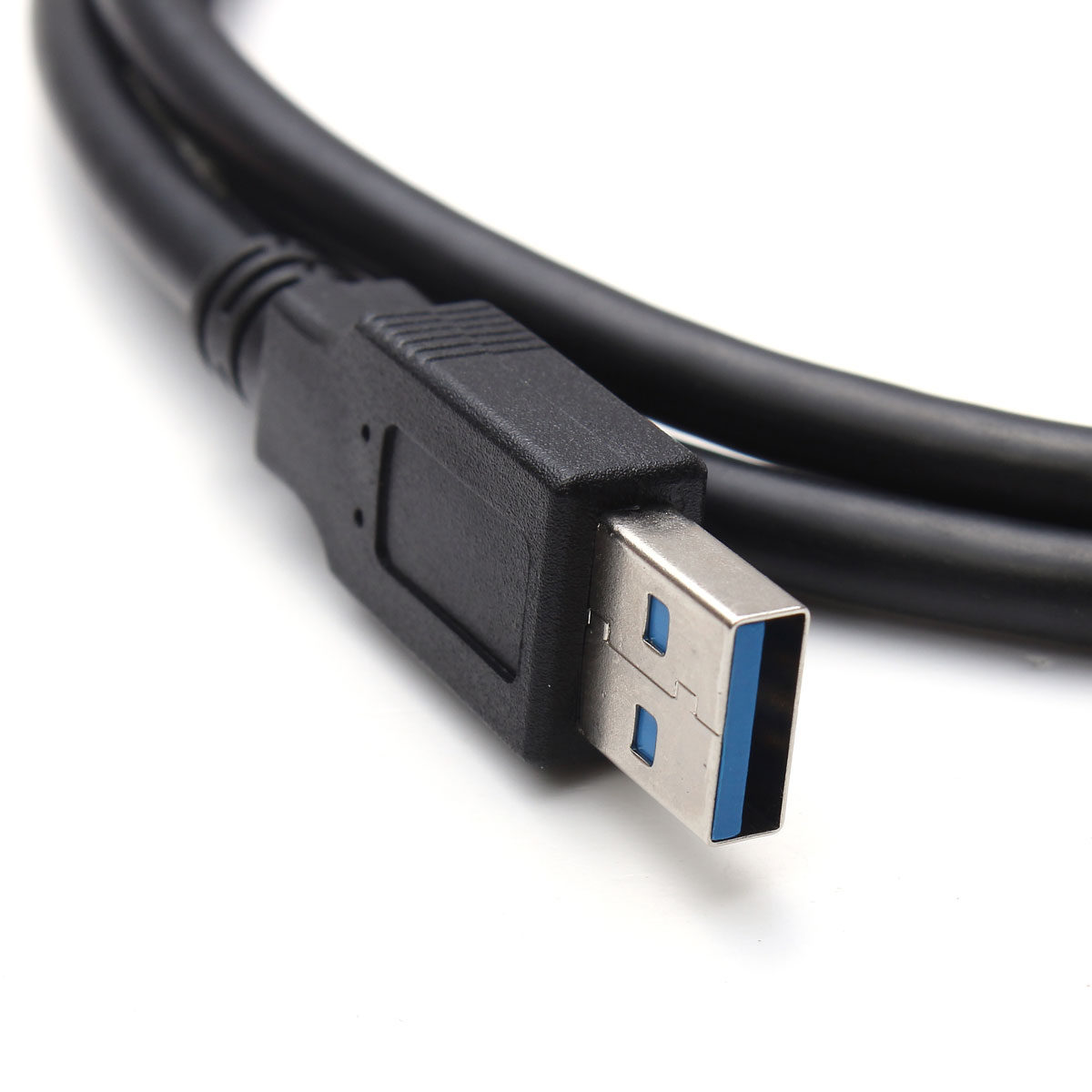 new 3ft 3feet 1m black standard usb 3.0 male type a to micro-b data cable high speed