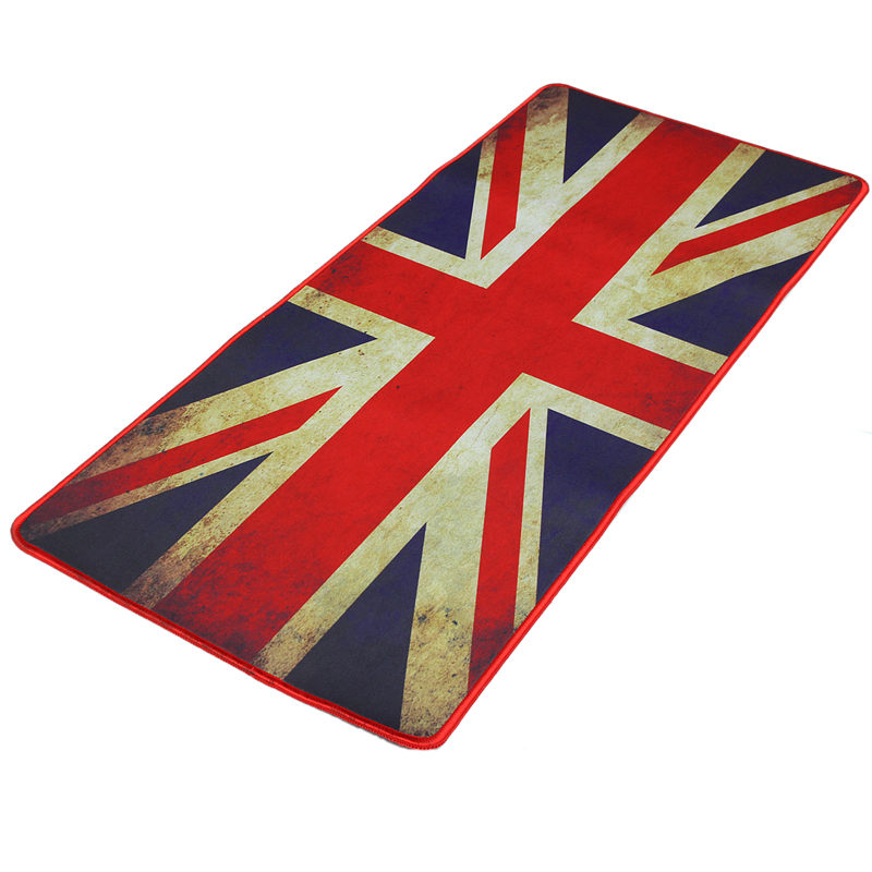 new arrival fashion rubber anti-slip game gaming mice flag mouse pad mat for pc laptop 7x30cm