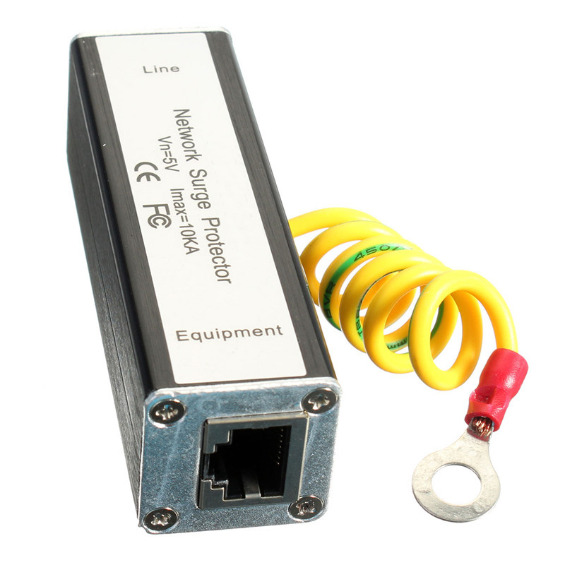 new network surge protector thunder arrester rj-45 protection device spd 1-ch ni5l protection for network camera new network surge protector thunder arrester rj-45 protection device spd 1-ch ni5l protection for network camera