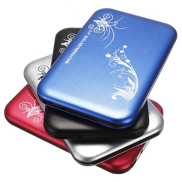 new portable slim enclosure flower usb 2.0 2.5" sata hdd laptop desktop hard drive disk case box enclosure external new portable slim enclosure flower usb 2.0 2.5" sata hdd laptop desktop hard drive disk case box enclosure external