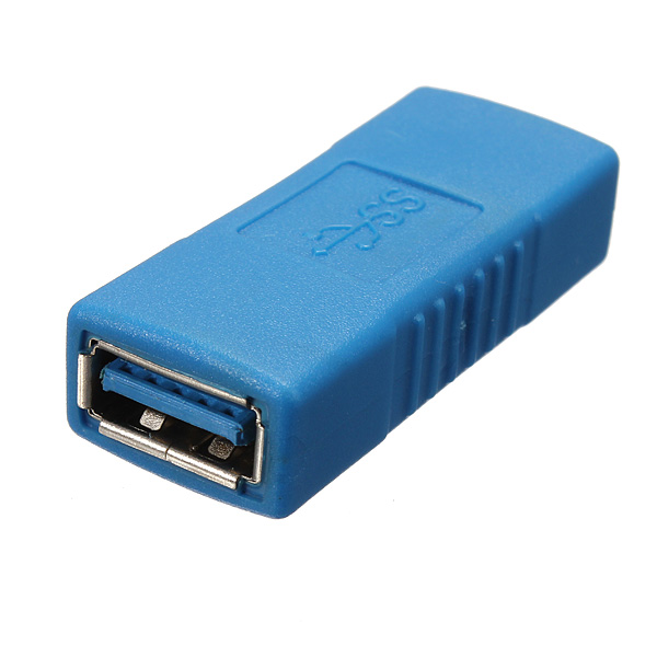 new usb 3.0 a female to female plug adapter extension connector coupler superspeed