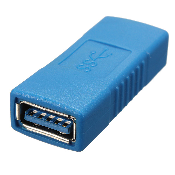 new usb 3.0 a female to female plug adapter extension connector coupler superspeed