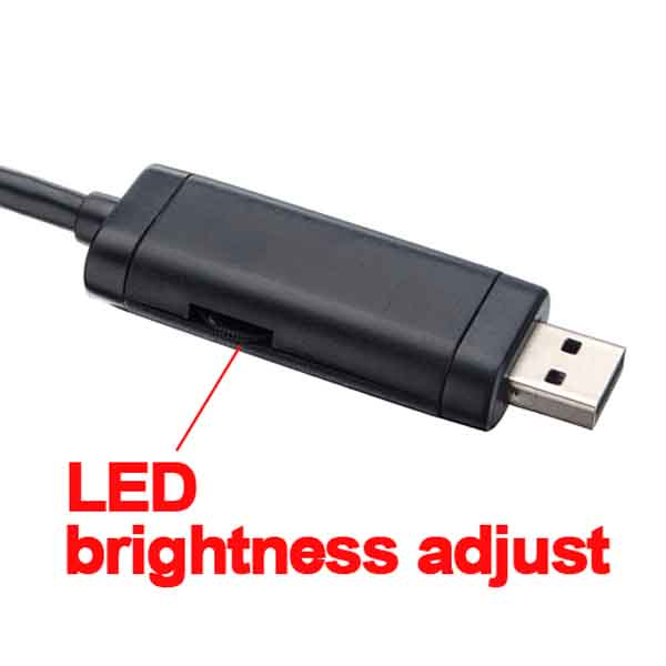 selling 5m usb waterproof 4 led borescope endoscope inspection snake tube camera for laptops