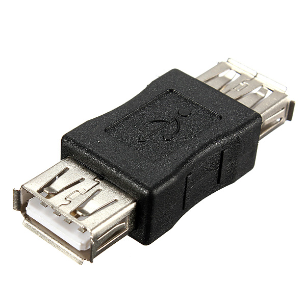 usb 2.0 plug a female to a female coupler cord adapter connector f/f converter