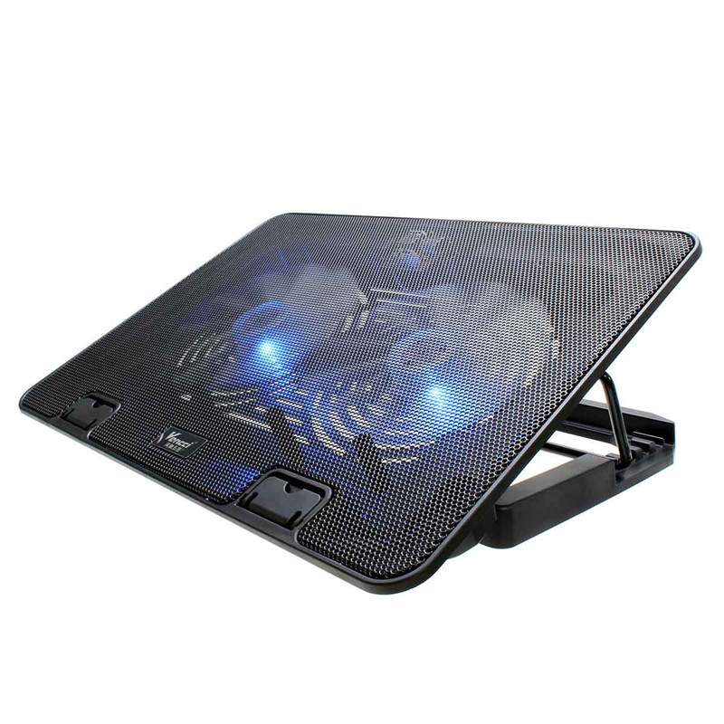 vencci dcx-a101 laptop cooler accessories 350mm x 250mm x 30mm notebook usb cooling pad with blue led for laptops console player