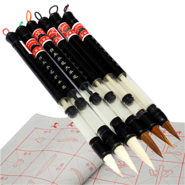 1 pc piston water brush chinese japanese calligraphy pen