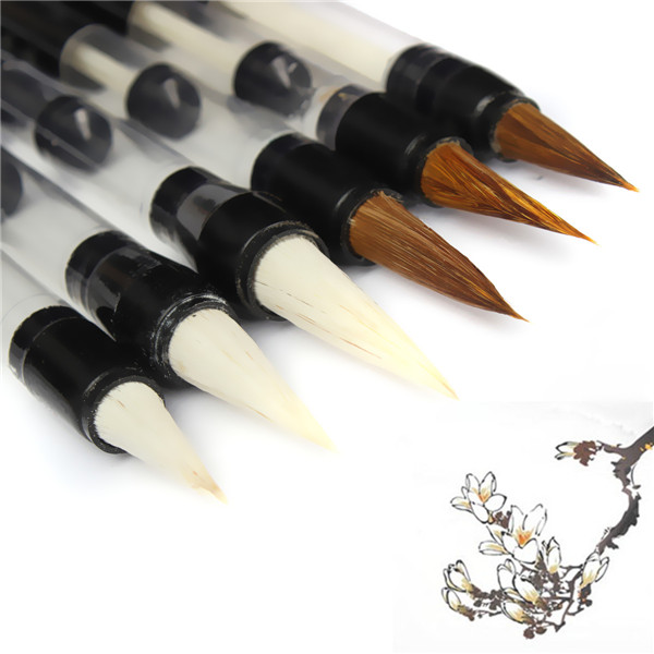 1 pc piston water brush chinese japanese calligraphy pen