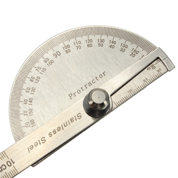 stainless steel protractor angle finder arm measuring round head general tool craftsman ruler machinist goniometer tool
