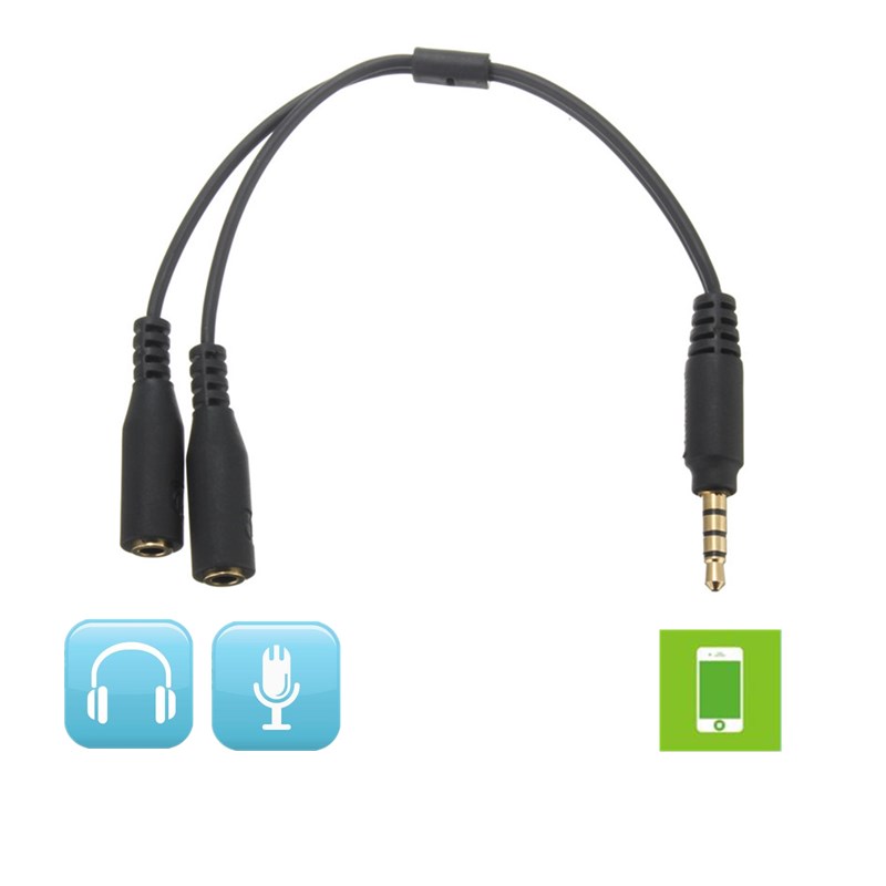 1 male to 2 dual female earphone headphone y splitter audio cable adapter for iphone 5 5s 6 6plus 1 male to 2 dual female earphone headphone y splitter audio cable adapter for iphone 5 5s 6 6plus