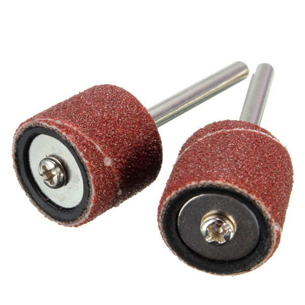 100x 1/2 sanding bands kit + 2 sanding drum mandrels for dremel rotary tools