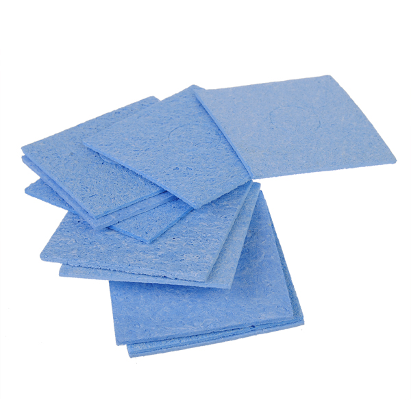 10pcs 60 x 60mm blue solder cleaning sponge for soldering iron tip 10pcs 60 x 60mm blue solder cleaning sponge for soldering iron tip
