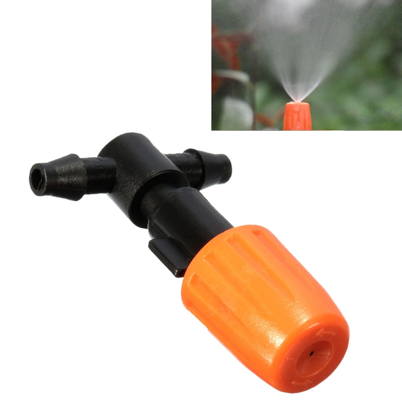 10pcs agricultural garden plastic mist nozzle orange flower misting atomizing sprinkler nozzles tee sprayer greenhouse 10pcs agricultural garden plastic mist nozzle orange flower misting atomizing sprinkler nozzles tee sprayer greenhouse