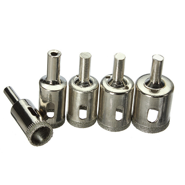 10pcs/set brand new 6-30mm diamond holesaw tile ceramic glass slate porcelain marble drill bits