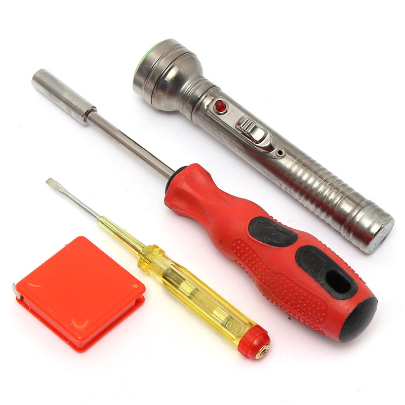 17pcs 135 * 375mm household composition tool universal hex socket screwdriver bits pliers set kit diy repair tools