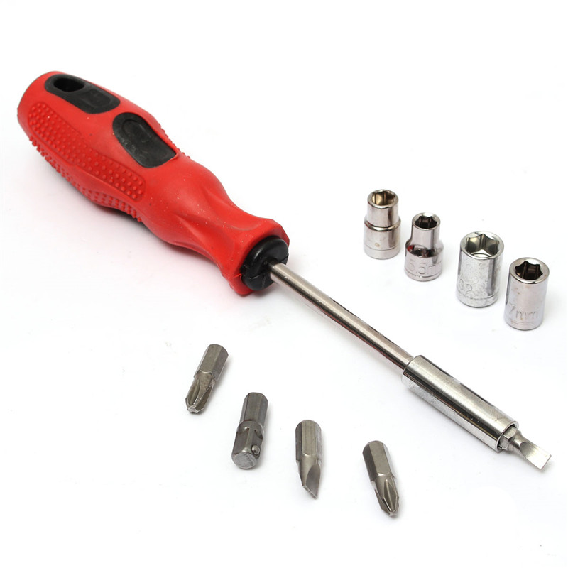 17pcs 135 * 375mm household composition tool universal hex socket screwdriver bits pliers set kit diy repair tools