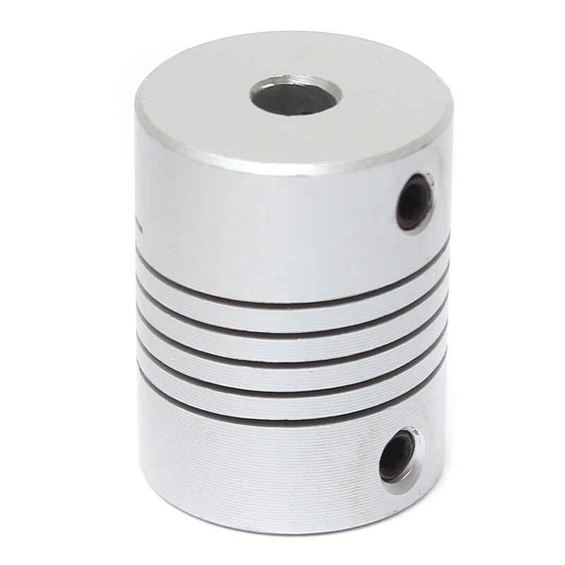 1pcs 3d printer stepper motor flexible coupling coupler /shaft couplings 5x6mm flexible shaft coupler router connector aluminum