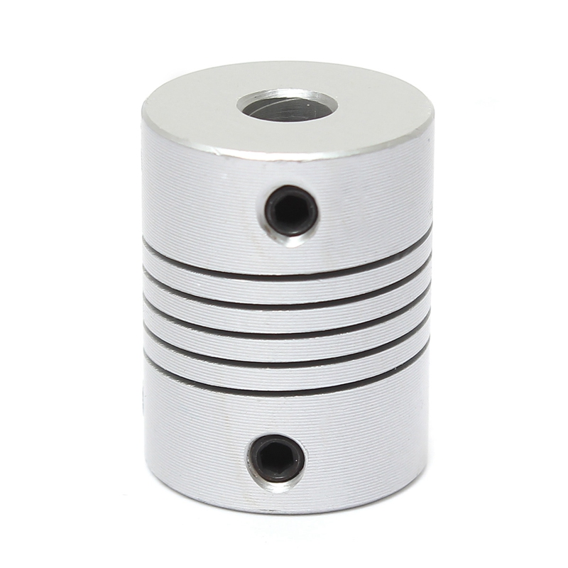 1pcs 3d printer stepper motor flexible coupling coupler /shaft couplings 5x6mm flexible shaft coupler router connector aluminum