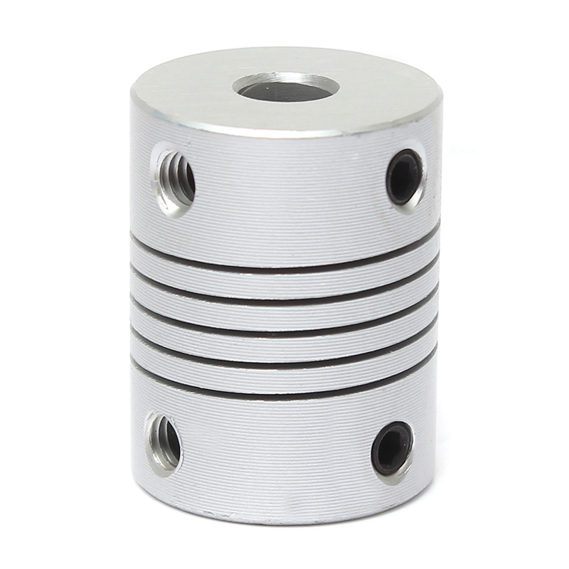 1pcs 3d printer stepper motor flexible coupling coupler /shaft couplings 5x6mm flexible shaft coupler router connector aluminum