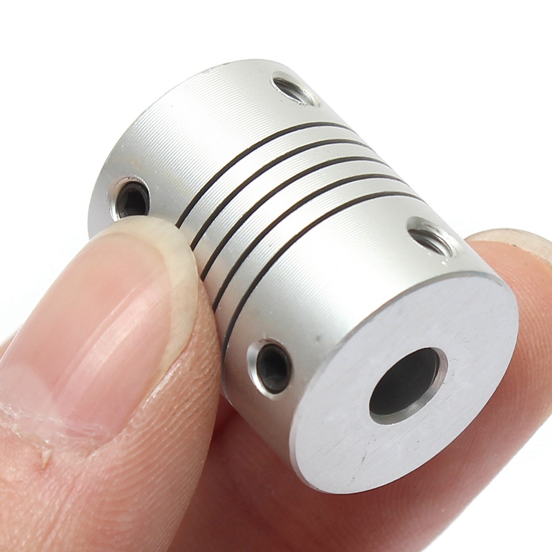 1pcs 3d printer stepper motor flexible coupling coupler /shaft couplings 5x6mm flexible shaft coupler router connector aluminum