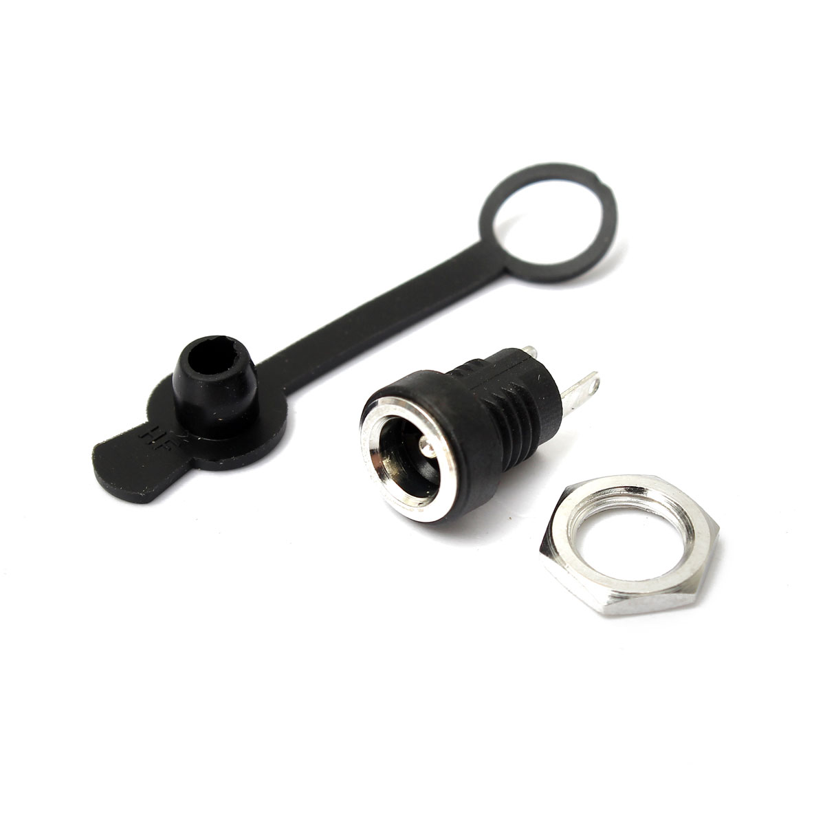 1pcs waterproof 3a 5.5 x 2.5mm for dc socket plug power charger plug panel mount