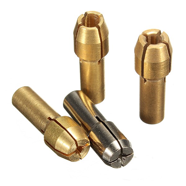 2015 new 4 size brass collet adapter 4485 for dremel rotary power tool 0.8mm/1.6mm/2.35mm/3.2mm