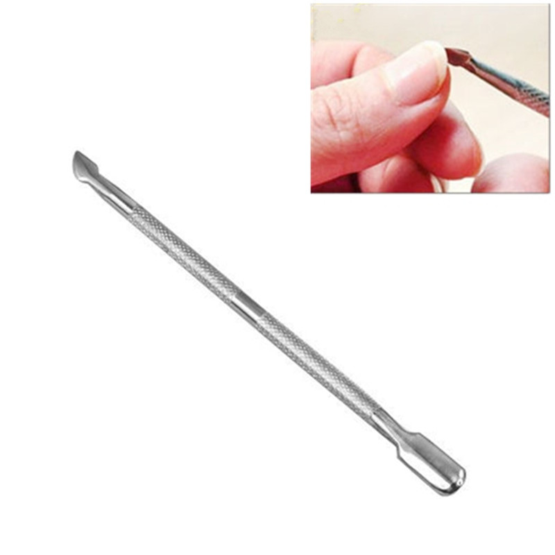 2015 new arrival 3pcs/set stainless steel nail cuticle spoon pusher remover cutter nipper clipper