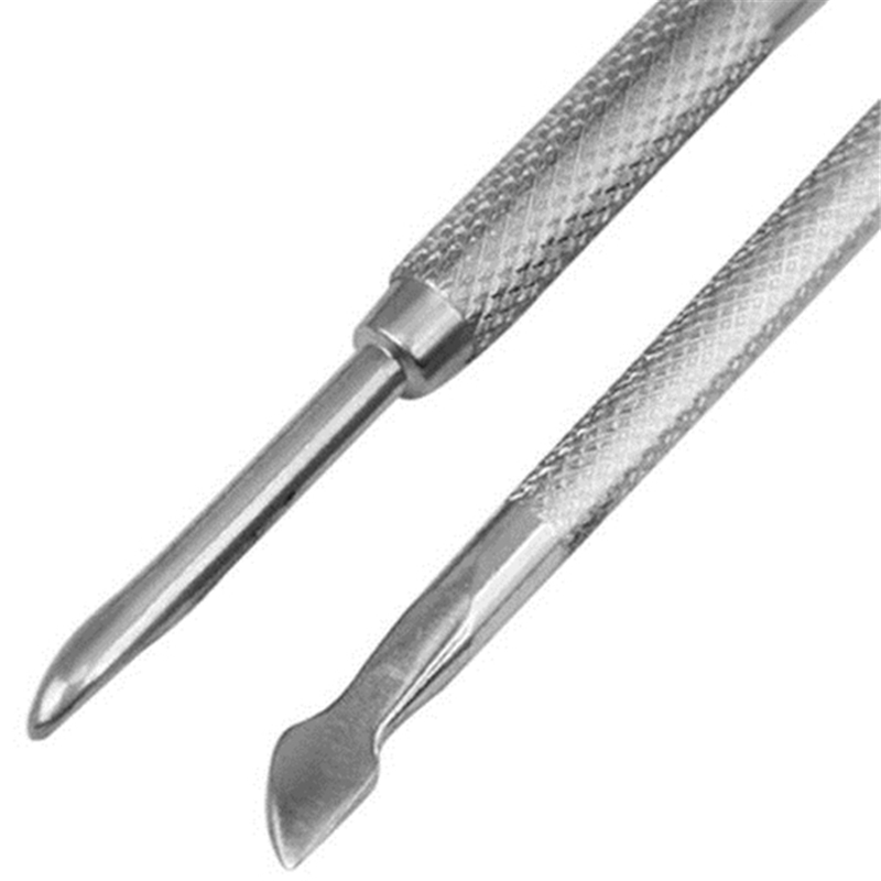 2015 new arrival 3pcs/set stainless steel nail cuticle spoon pusher remover cutter nipper clipper