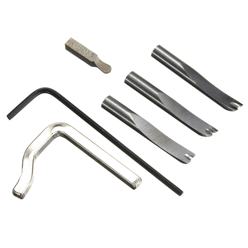 2015 new arrival 5 in1 pro leathercraft adjustable stitching and groover crease leather tool