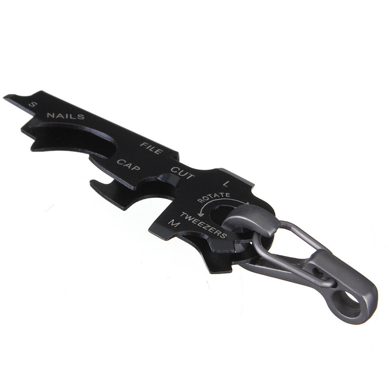 2015 new arrival 8-in-1 keychain gadget utility key ring edc multi-function pocket tool survival