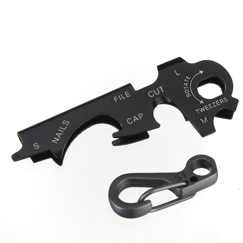 2015 new arrival 8-in-1 keychain gadget utility key ring edc multi-function pocket tool survival