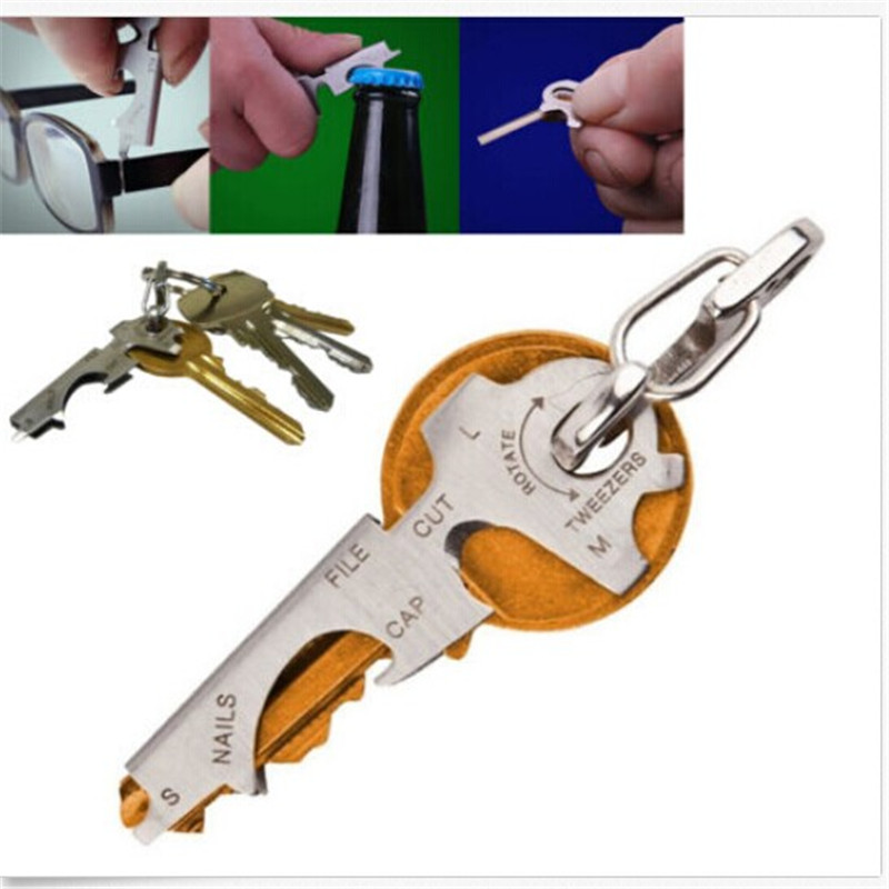 2015 new arrival 8 in 1 stainless key ring hanging buckle multifunctional tool outdoor survive 2015 new arrival 8 in 1 stainless key ring hanging buckle multifunctional tool outdoor survive