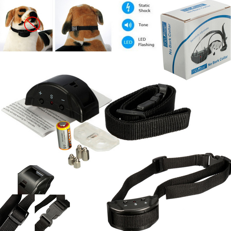 2015 new arrival anti bark stop controller no barking remote electric shock vibration dog pet training collar