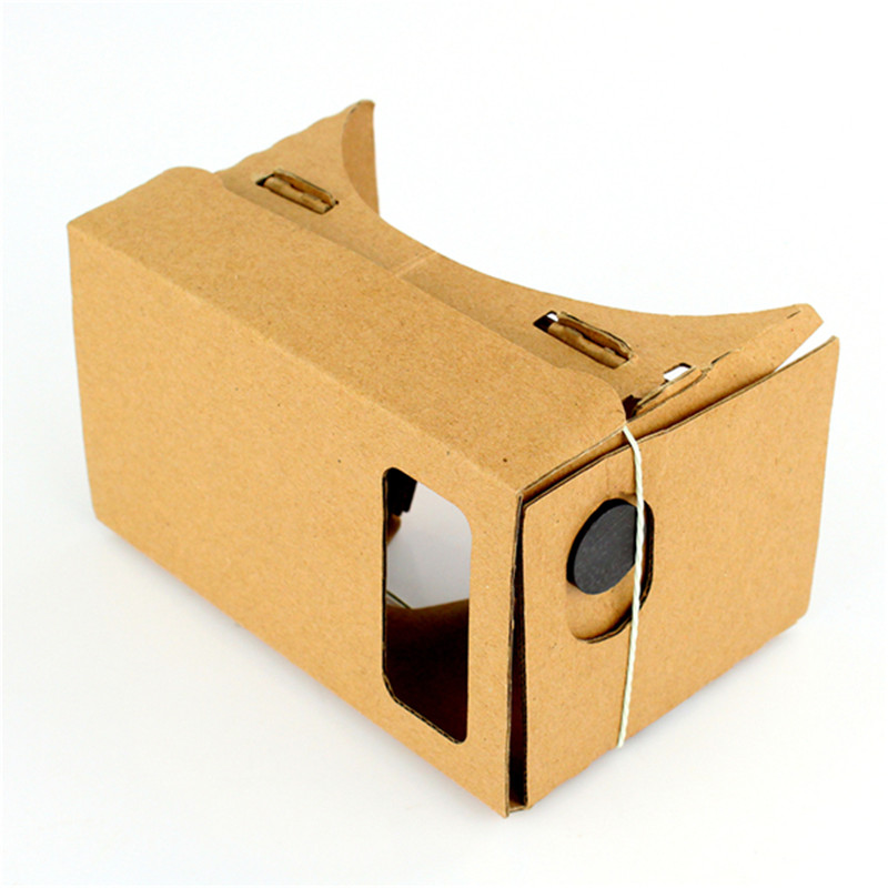 2015 new arrival cardboard glass smarphone 3d virtual reality glass android + strap + nfc