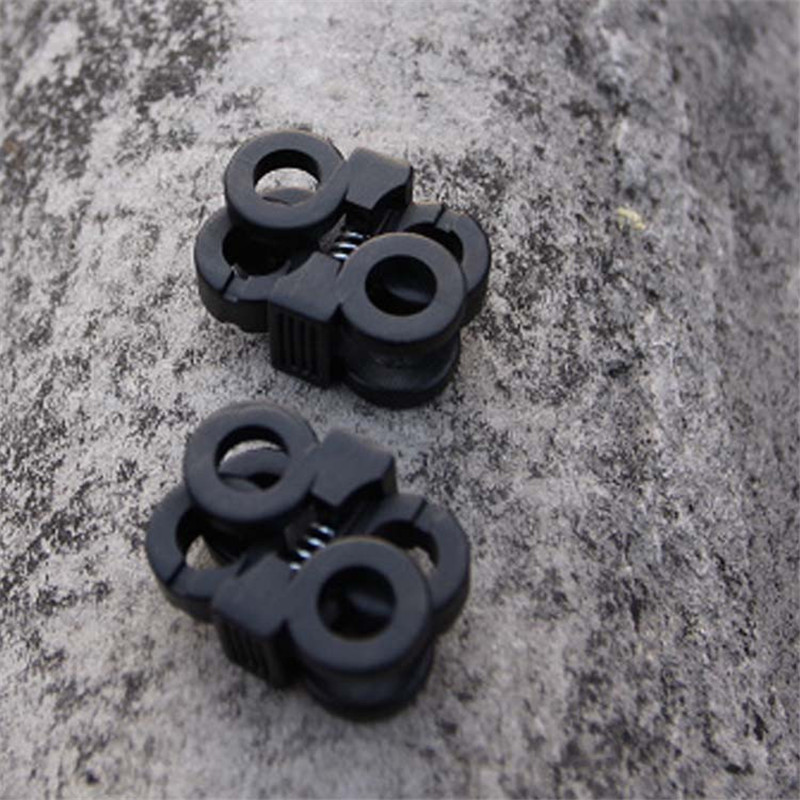 2015 new arrival elastic shoe lace shoelace buckle stopper rope clamp paracord cord locks easy & faster