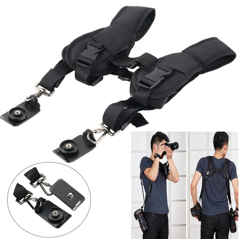 2015 new arrival universal portable double convenient dual sling belt for digital camera 2015 new arrival universal portable double convenient dual sling belt for digital camera