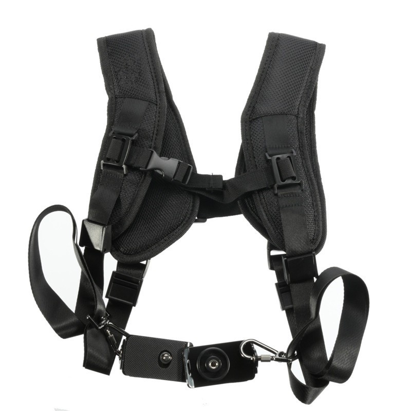 2015 new arrival universal portable double convenient dual sling belt for digital camera