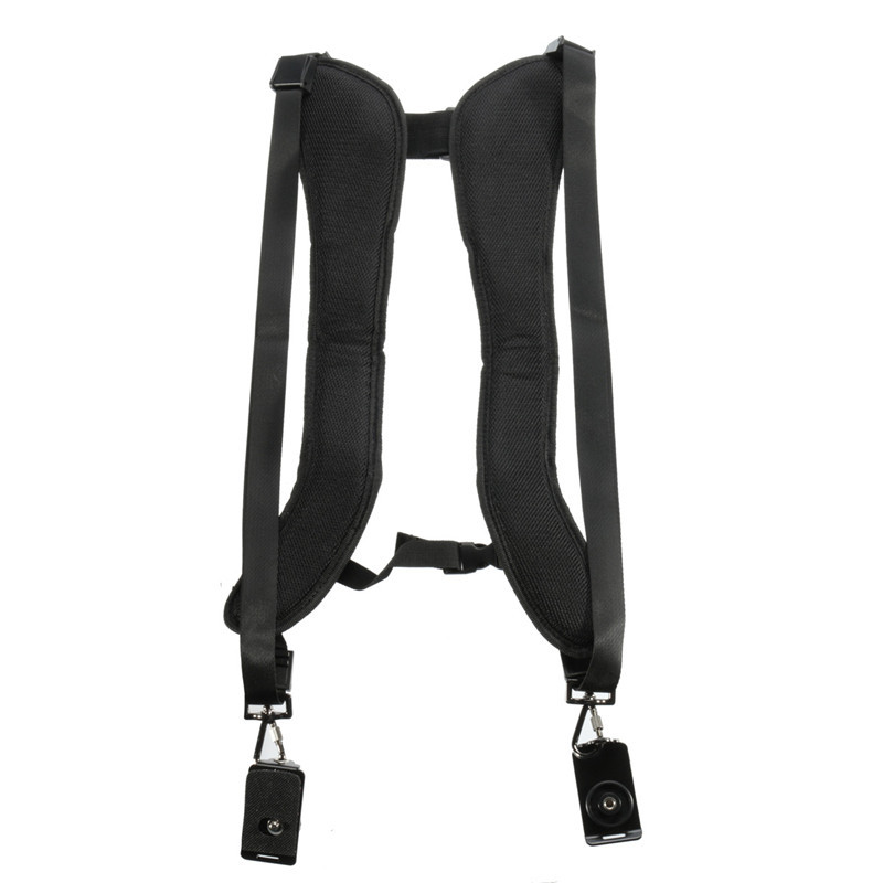2015 new arrival universal portable double convenient dual sling belt for digital camera