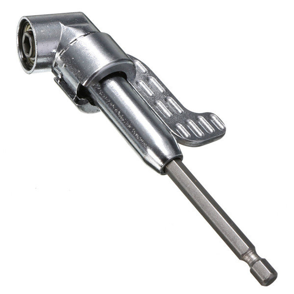 2015 special offer 1/4 inch hex screwdriver bit holder 105 degrees holder power drill angle extension socket holder adaptor
