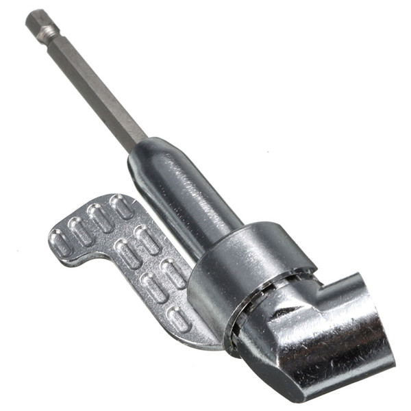 2015 special offer 1/4 inch hex screwdriver bit holder 105 degrees holder power drill angle extension socket holder adaptor