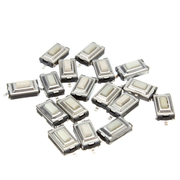 20pcs for smd 2 pins key button switch momentary switches electronic accessories 6 x 3.5 x 2.5mm