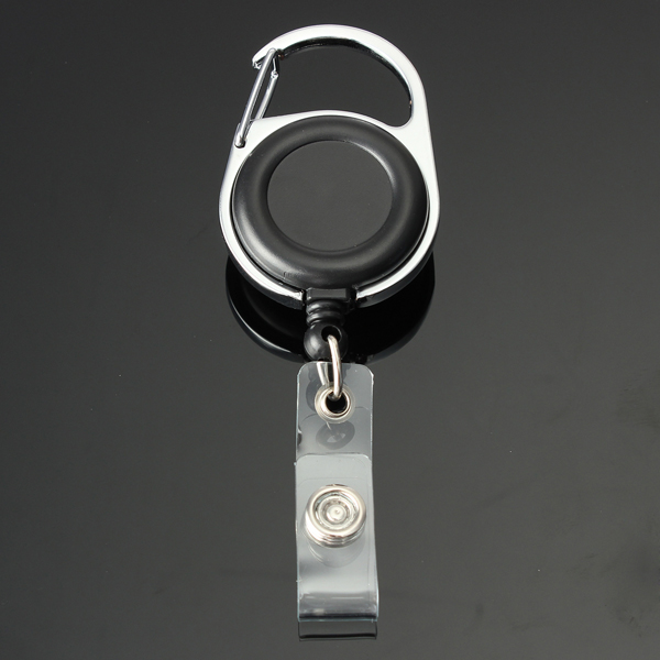 2pcs retractable metal chromed housing plastic covers pull key clip ring id badge name tag card holder recoil reel belt 2pcs retractable metal chromed housing plastic covers pull key clip ring id badge name tag card holder recoil reel belt