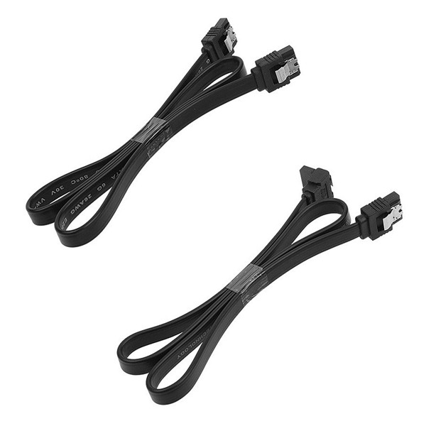 2pcs sata 3.0 iii data cable 6gb/s right angle hdd hard disk drive straight/right angle cables cord