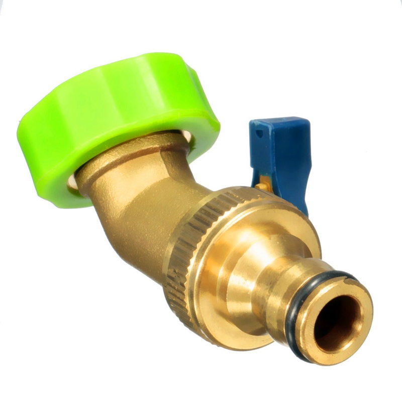 3/4 inch thread one way brass tpr water tap splitter connector adaptor garden irrigation tools model 30018