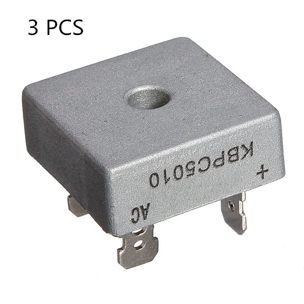 3pcs/lot kbpc5010 bridge rectifier metal case for maximum heat dissipation square diode bridge 2.8cm 1000v 50amp 3pcs/lot kbpc5010 bridge rectifier metal case for maximum heat dissipation square diode bridge 2.8cm 1000v 50amp