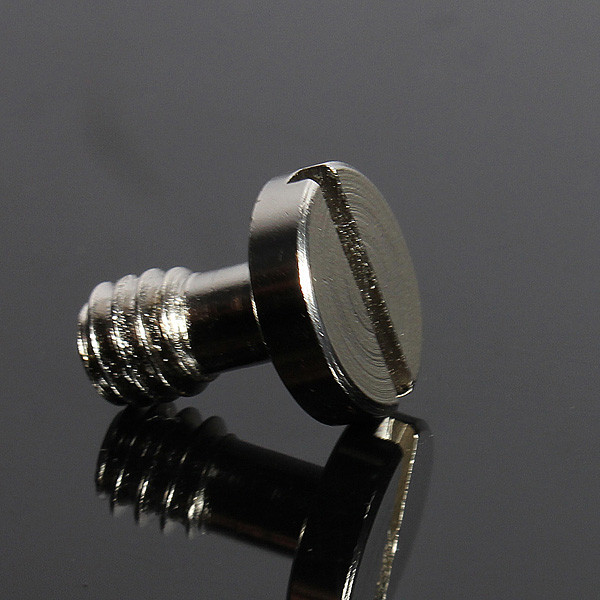 5pcs/lot stainless steel 1/4 inch screws flat head tripod monopod quick release (qr) plate for arca swiss for manfrotto camera