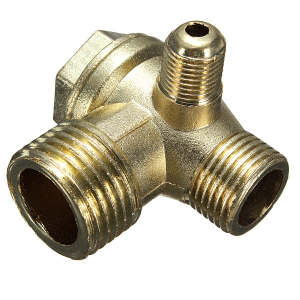 90 degree brass copper male threaded check valve connector tool for air compressor