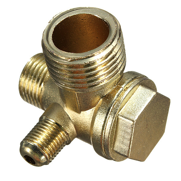 90 degree brass copper male threaded check valve connector tool for air compressor