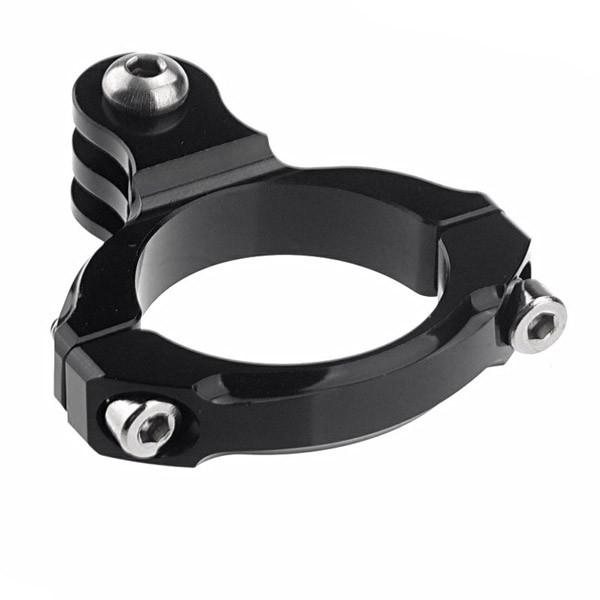 aluminum 31.8mm bike bicycle standard handlebar clamp mount adapter for gopro hd hero 1 2 3 3+ 4 camera accessories