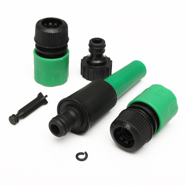 best promotion 4pcs garden water hose pipe tap nozzle connector adapter fitting compatible hozelock repair accessories set