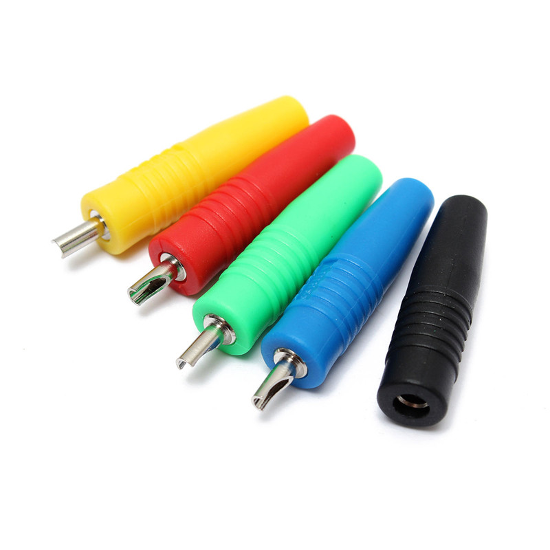 best promotion!!!5 colors 4mm banana plug female jack for speaker amplifier test probes terminals